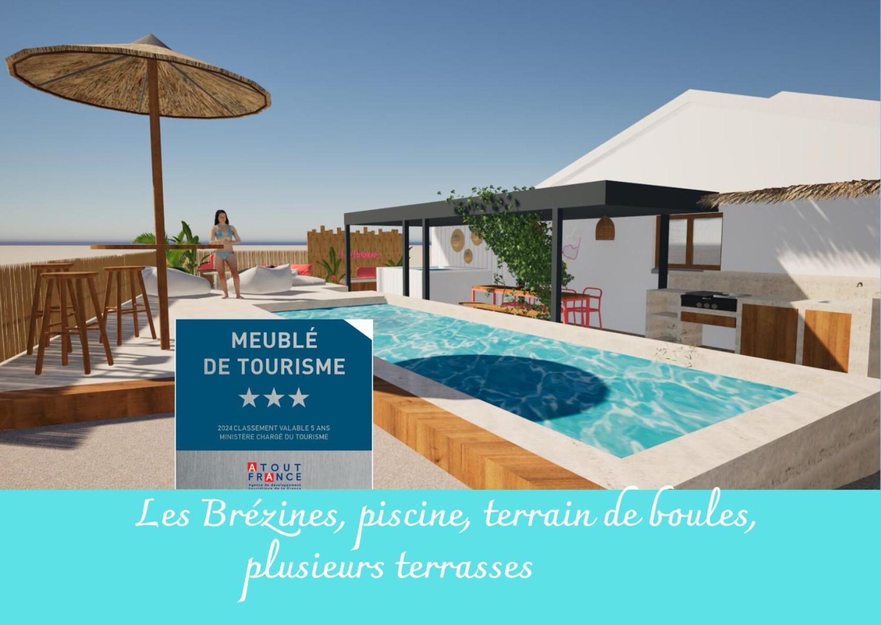Les Brezines - Maison Clim Terrasse Piscine Au Coeur De Mus Maisoncarreeconciergerie المظهر الخارجي الصورة